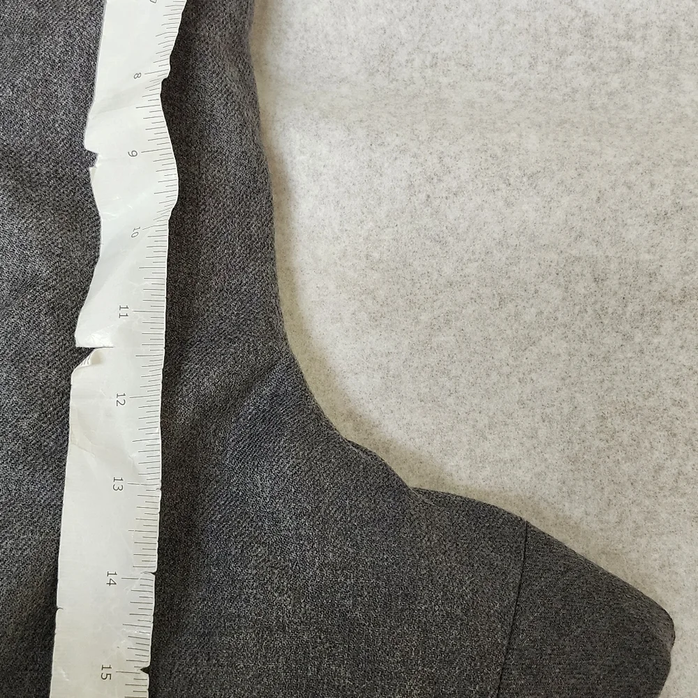 CHAUS Woman Gray Dress Pants Size 24 NWT Gray Wool Lined - Picture 8 of 8